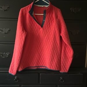 Or is medium orange with blue trim